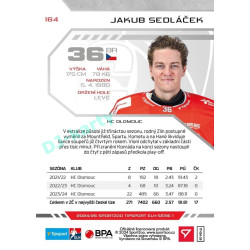 2024/25 Sportzoo ELH 1. serie #164 Jakub Sedláček