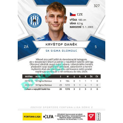 2021/22 Sportzoo Fortuna Liga 2. série #327 Kryštof Daněk
