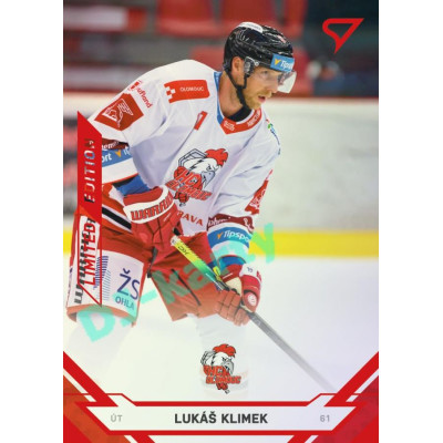 2021/22 Sportzoo TIPSPORT ELH 2. série #324 Lukáš Klimek Red xx/49