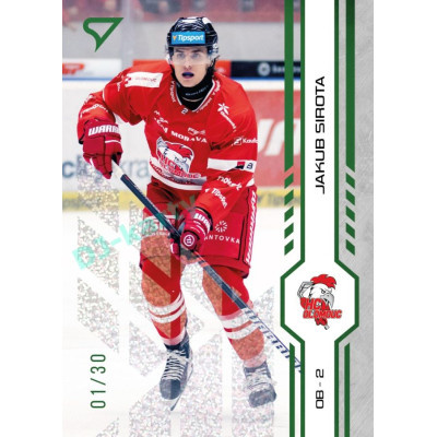 2024/25 Sportzoo ELH 1. serie #171 Jakub Sirota Green Glitter xx/30