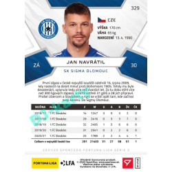 2021/22 Sportzoo Fortuna Liga 2. série #329 Jan Navrátil
