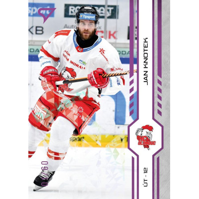 2024/25 Sportzoo ELH 1. serie #174 Jan Knotek Purple Iceberg xx/60