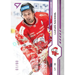 2024/25 Sportzoo ELH 1. serie #178 Lukáš Nahodil Purple Iceberg xx/60