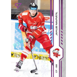 2024/25 Sportzoo ELH 1. serie #179 Jakub Navrátil Purple Iceberg xx/60