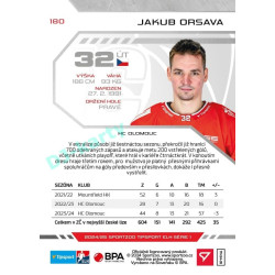 2024/25 Sportzoo ELH 1. serie #180 Jakub Orsava