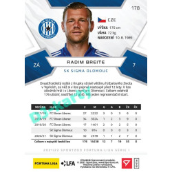 2021/22 Sportzoo Fortuna Liga Radim Breite #178