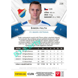 2021/22 Sportzoo Fortuna Liga 2. série #228 Šimon Falta