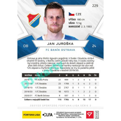 2021/22 Sportzoo Fortuna Liga 2. série #229 Jan Juroška