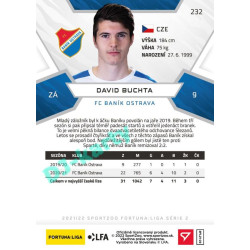2021/22 Sportzoo Fortuna Liga 2. série #232 David Buchta