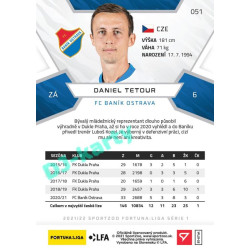 2021/22 Sportzoo Fortuna Liga Daniel Tetour #51