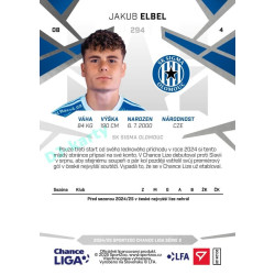 2024/25 Sportzoo Chance Liga 2. série #294 Jakub Elbel
