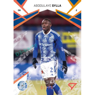 2024/25 Sportzoo Chance Liga 2. série #296 Abdoulaye Sylla Copper Diamond xx/70