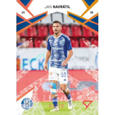 2024/25 Sportzoo Chance Liga 2. série #297 Jan Navrátil Copper Diamond xx/70