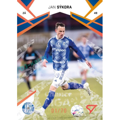 2024/25 Sportzoo Chance Liga 2. série #298 Jan Sýkora Copper Diamond xx/70
