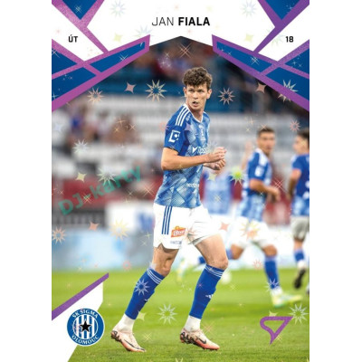 2024/25 Sportzoo Chance Liga 2. série #299 Jan Fiala Cosmic Pink
