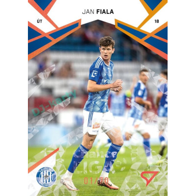 2024/25 Sportzoo Chance Liga 2. série #299 Jan Fiala Copper Diamond xx/70