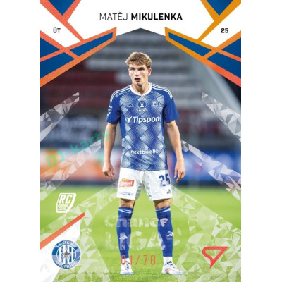 2024/25 Sportzoo Chance Liga 2. série #300 Matěj Mikulenka Copper Diamond xx/70