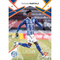 2024/25 Sportzoo Chance Liga 2. série #301 Yunusa Muritala Copper Diamond xx/70