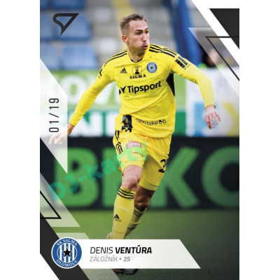 2022/23 Sportzoo Fortuna Liga 2. série #292 Denis Ventúra Black xx/19