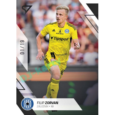 2022/23 Sportzoo Fortuna Liga 2. série #294 Filip Zorvan Black xx/19