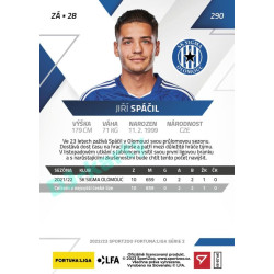 2022/23 Sportzoo Fortuna Liga 2. série #290 Jiří Spáčil