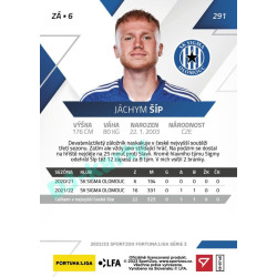 2022/23 Sportzoo Fortuna Liga 2. série #291 Jáchym Šíp