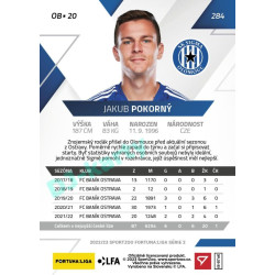 2022/23 Sportzoo Fortuna Liga 2. série #284 Jakub Pokorný