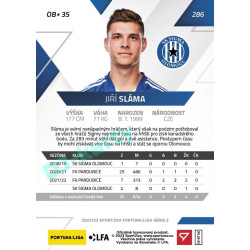 2022/23 Sportzoo Fortuna Liga 2. série #286 Jiří Sláma