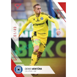 2022/23 Sportzoo Fortuna Liga 2. série #292 Denis Ventúra Red xx/49