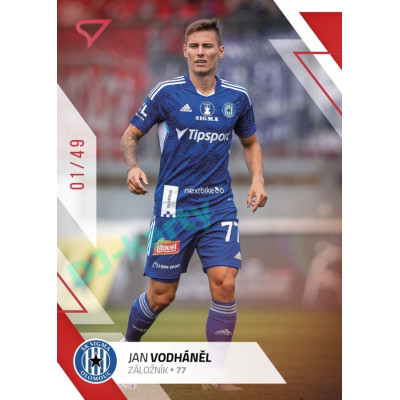 2022/23 Sportzoo Fortuna Liga 2. série #293 Jan Vodháněl Red xx/49