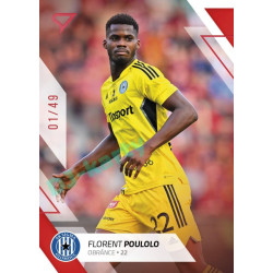 2022/23 Sportzoo Fortuna Liga 2. série #285 Florent Poulolo Red xx/49