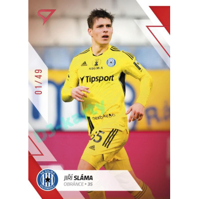 2022/23 Sportzoo Fortuna Liga 2. série #286 Jiří Sláma Red xx/49