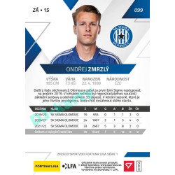 2022/23 Sportzoo Fortuna Liga 1. série #099 Ondřej Zmrzlý PROMO