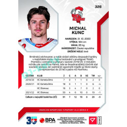 2022/23 Sportzoo ELH 2. série #326 Michal Kunc