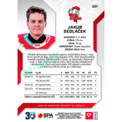 2022/23 Sportzoo ELH 2. série #321 Jakub Sedláček