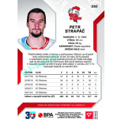 2022/23 Sportzoo ELH 2. série #330 Petr Strapáč