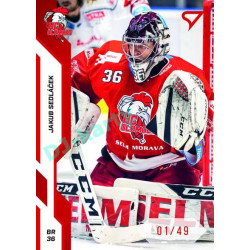 2022/23 Sportzoo ELH 2. série #321 Jakub Sedláček Red xx/49