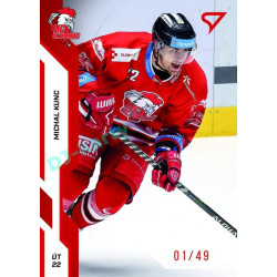 2022/23 Sportzoo ELH 2. série #326 Michal Kunc Red xx/49