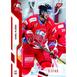 2022/23 Sportzoo ELH 2. série #329 Karel Plášek Red xx/49