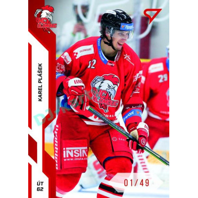 2022/23 Sportzoo ELH 2. série #329 Karel Plášek Red xx/49