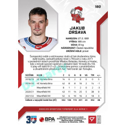 2022/23 Sportzoo ELH 1. série #180 Jakub Orsava