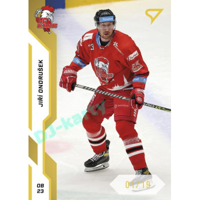 2022/23 Sportzoo ELH 1. série #167 Jiří Ondrušek Gold xx/19