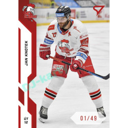 2022/23 Sportzoo ELH 1. série #174 Jan Knotek Red xx/49