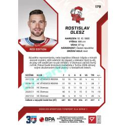 2022/23 Sportzoo ELH 1. série #179 Rostislav Olesz Red xx/49