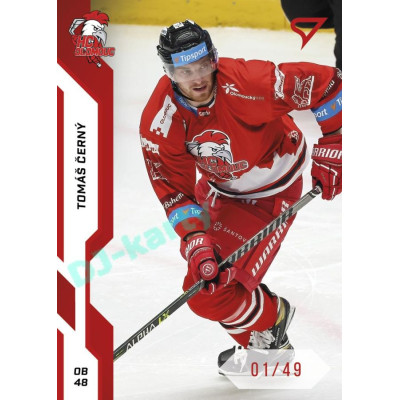 2022/23 Sportzoo ELH 1. série #165 Tomáš Černý Red xx/49