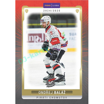 2024/25 Goal Cards Maxa liga 1. série #CHOM-05 Ondřej Baláž Parallel 1of40