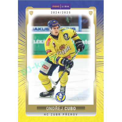 2024/25 Goal Cards Maxa liga 1. série #PRE-09 Ondřej Cubo Parallel 1of15