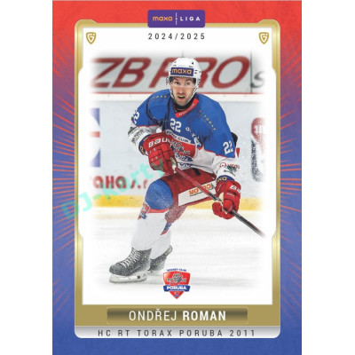 2024/25 Goal Cards Maxa liga 1. série #POR-14 Ondřej Roman Parallel 1of15