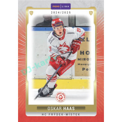 2024/25 Goal Cards Maxa liga 1. série #FMI-16 Oskar Haas Parallel 1of15