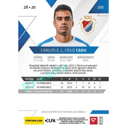 2022/23 Sportzoo Fortuna Liga 2. série #255 Carlos E.L. Cruz Cadu